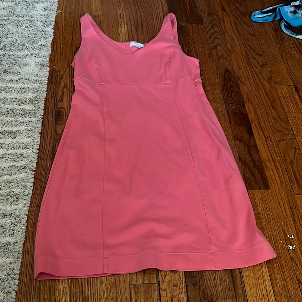 pink dress, size small. worn twice. good quality